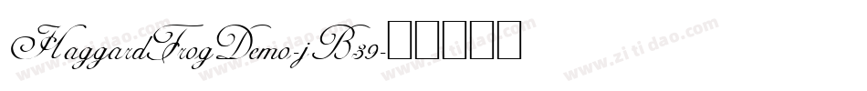 HaggardFrogDemo-jB39字体转换
