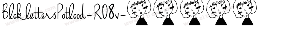 BloklettersPotlood-R08v字体转换