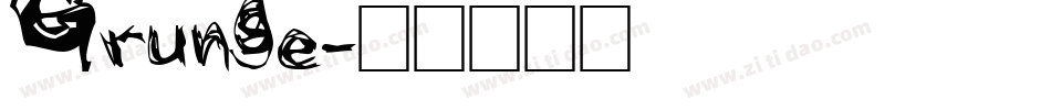 Grunge字体转换