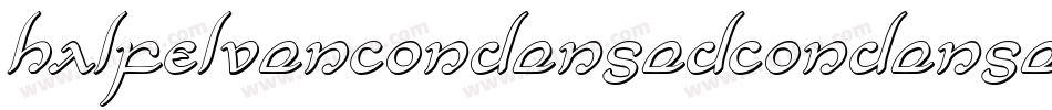 HalfElvenCondensedCondensed-ozB4字体转换
