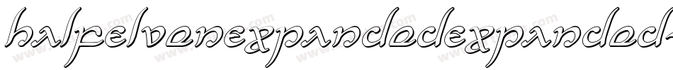 HalfElvenExpandedExpanded-Z3KB字体转换