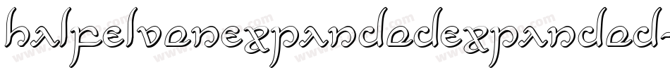 HalfElvenExpandedExpanded-Z3KB字体转换