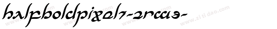 HalfBoldPixel7-2rw3字体转换 HalfBoldPixel7-2rw3字体转换