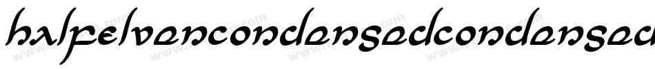 HalfElvenCondensedCondensed-ozB4字体转换
