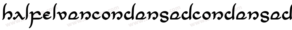 HalfElvenCondensedCondensed-ozB4字体转换