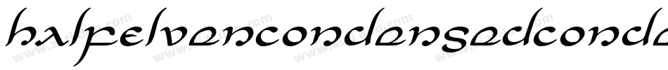HalfElvenCondensedCondensed-ozB4字体转换