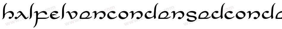 HalfElvenCondensedCondensed-ozB4字体转换