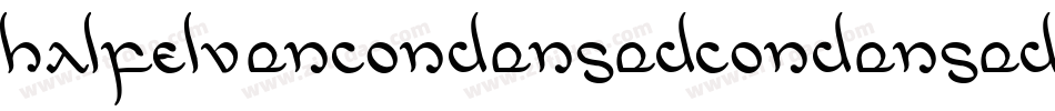 HalfElvenCondensedCondensed-ozB4字体转换