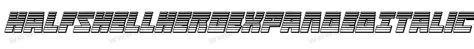 HalfshellHeroExpandedItalic-Yp8q字体转换 HalfshellHeroExpandedItalic-Yp8q字体转换