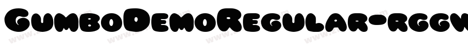 GumboDemoRegular-rggwO字体转换