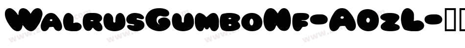 WalrusGumboNf-A0zL字体转换