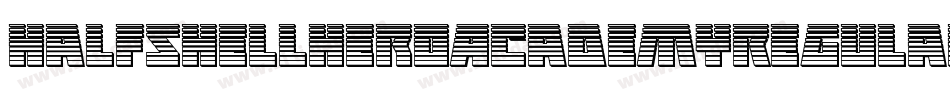 HalfshellHeroAcademyRegular-6V1q字体转换