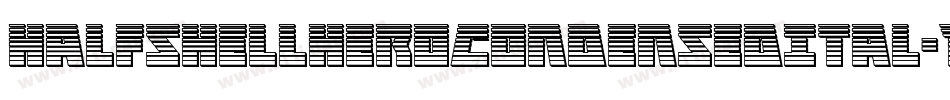 HalfshellHeroCondensedItal-1xy0字体转换
