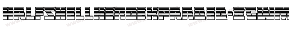 HalfshellHeroExpanded-8GWM字体转换