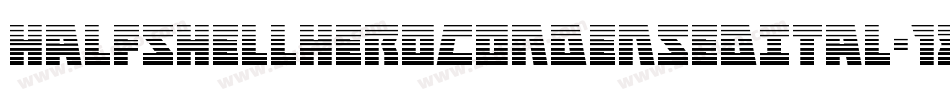 HalfshellHeroCondensedItal-1xy0字体转换