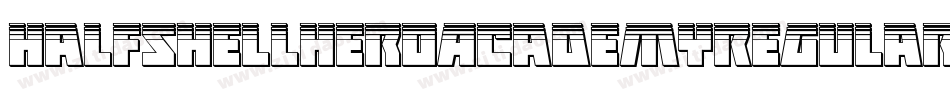 HalfshellHeroAcademyRegular-6V1q字体转换
