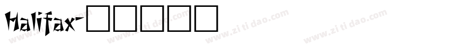 Halifax字体转换