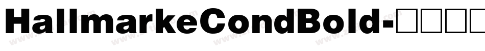 HallmarkeCondBold字体转换