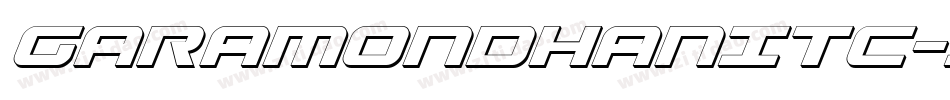 GaramondHanITC-Ital字体转换