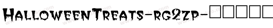 HalloweenTreats-rg2zp字体转换