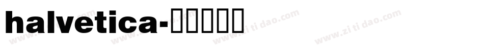 halvetica字体转换