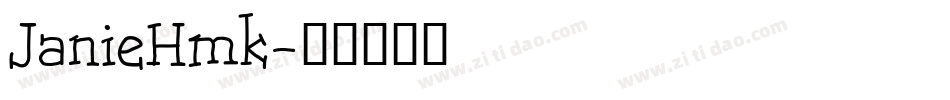 JanieHmk字体转换