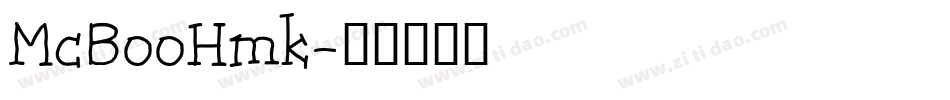 McBooHmk字体转换