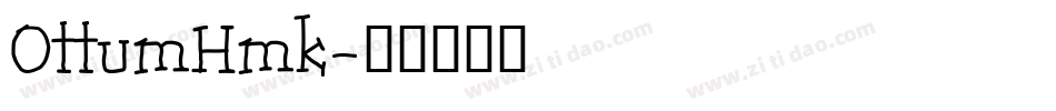 OttumHmk字体转换