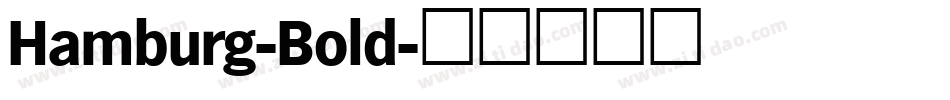 Hamburg-Bold字体转换