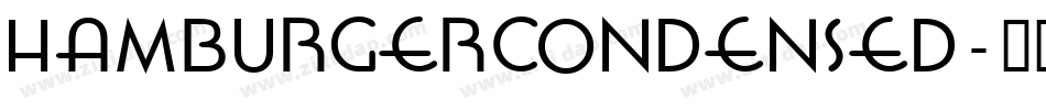 HamburgerCondensed字体转换