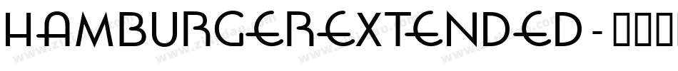 HamburgerExtended字体转换