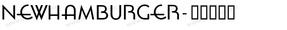 NewHamburger字体转换