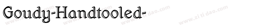 Goudy-Handtooled字体转换