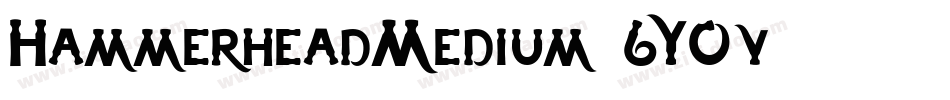 HammerheadMedium-6Y0v字体转换