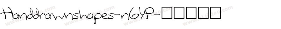 Handdrawnshapes-n6YP字体转换
