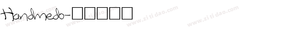 Handmedo字体转换