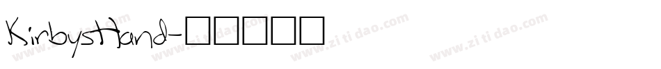 KirbysHand字体转换