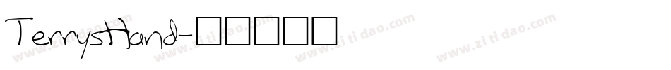 TerrysHand字体转换