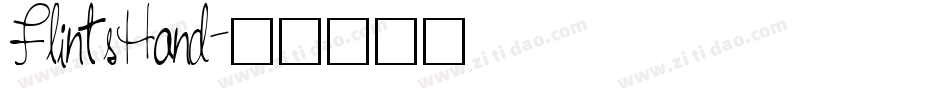 FlintsHand字体转换