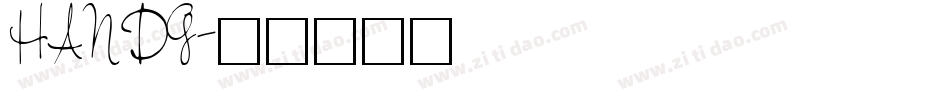 HANDG字体转换