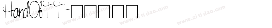 HandOfTT字体转换