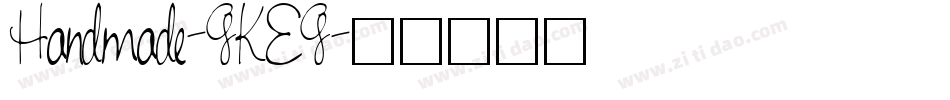 Handmade-GKEG字体转换
