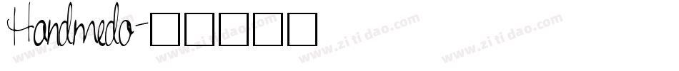 Handmedo字体转换