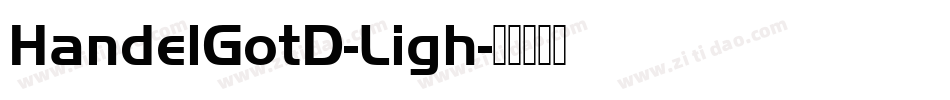 HandelGotD-Ligh字体转换