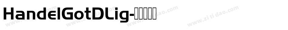 HandelGotDLig字体转换