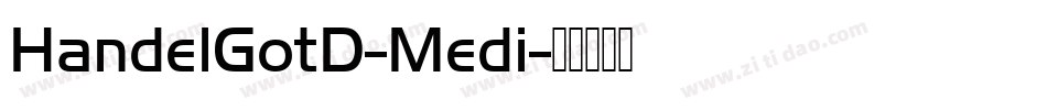 HandelGotD-Medi字体转换