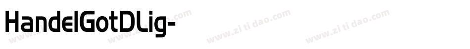 HandelGotDLig字体转换