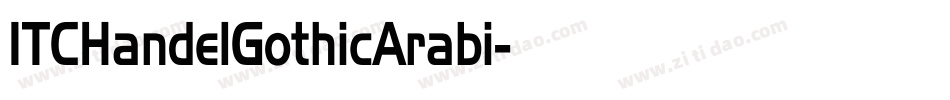 ITCHandelGothicArabi字体转换