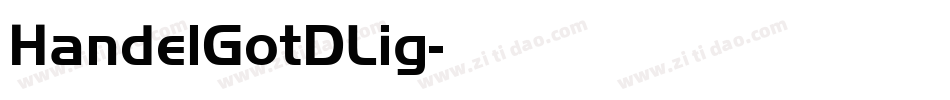 HandelGotDLig字体转换