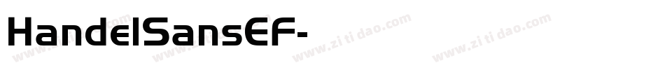 HandelSansEF字体转换